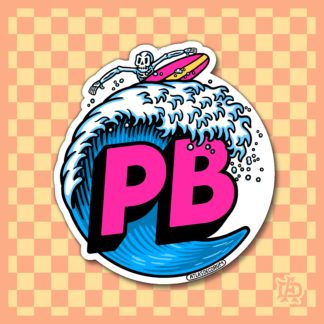PB Surf Sticker