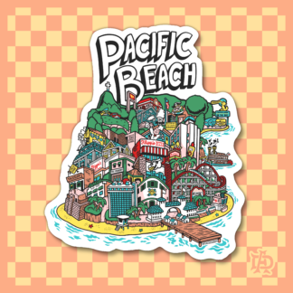 Pacific Beach Sticker